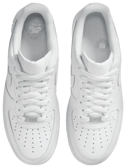 Nike Air Force 1 '07 LE Low - White/White - Image 4