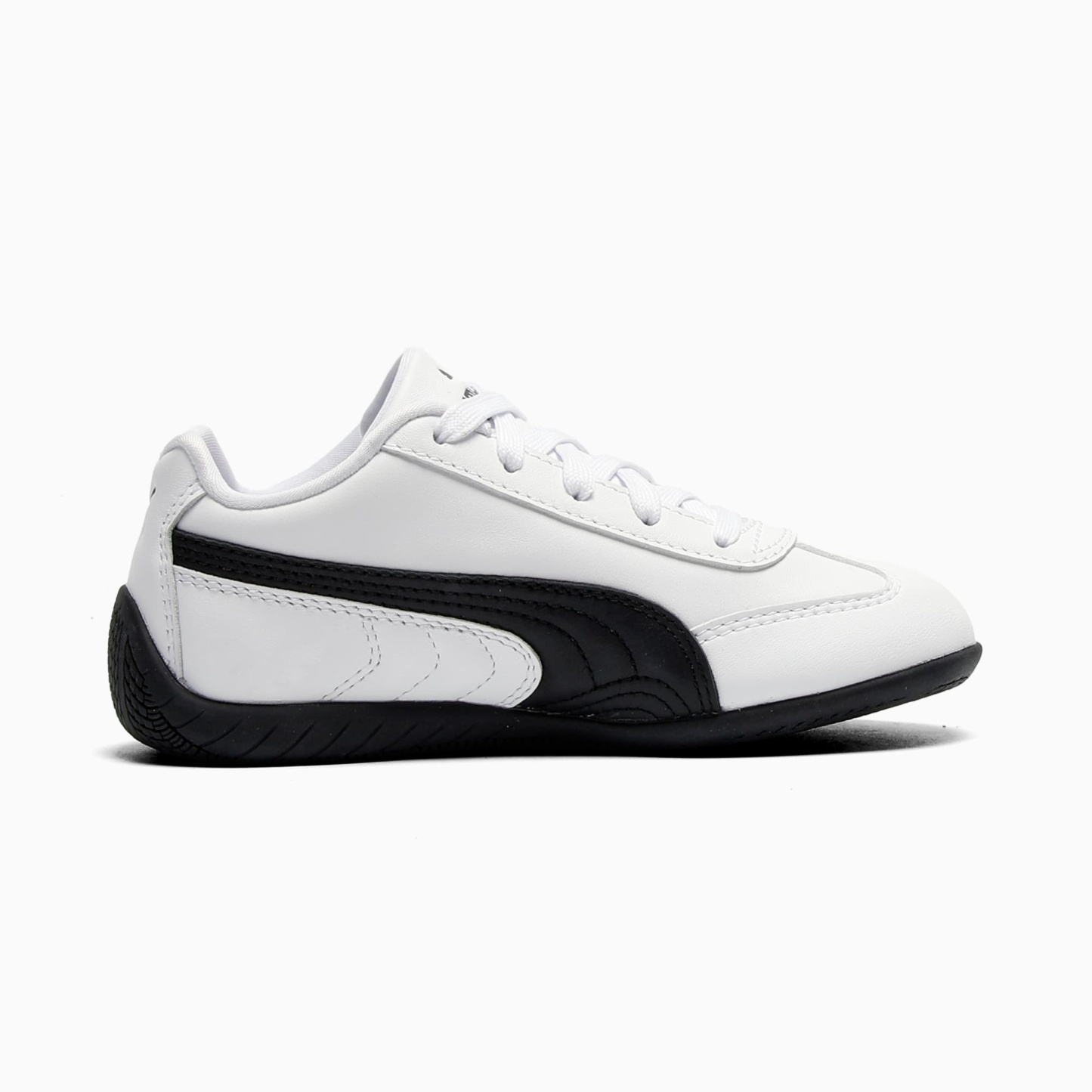 Speedcat Leather Little Kids' Sneakers - PUMA White-PUMA Black - 5
