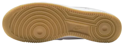 Nike Air Force 1 '07 - White/White/Brown - Image 6