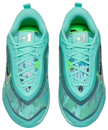 Nike A'One KC 童款 - Metallic Silver/Washed Teal/Bleached Turquoise - Image 4
