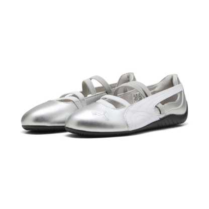 Speedcat Ballet Metallic Big Kids Sneakers - Ash Gray-PUMA White-PUMA Black - 2