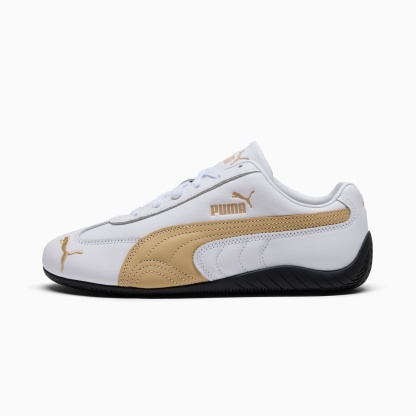 Speedcat Leather Women's Sneakers - PUMA White-Toasted Almond - 1