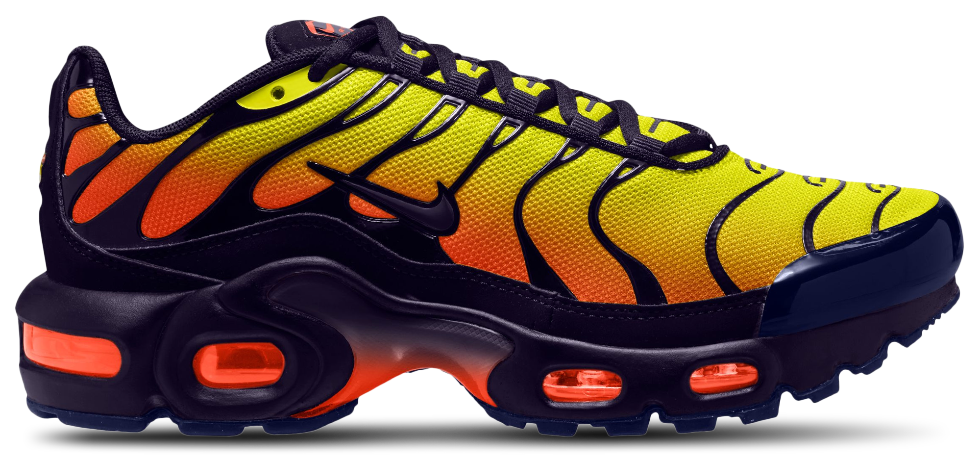 Nike Air Max Plus 童款 - Yellow/Black - Image 1