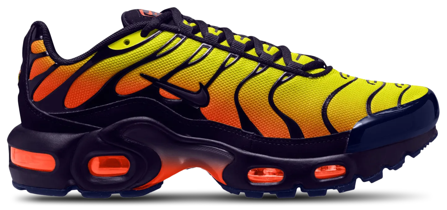 Nike Air Max Plus 童款 - Yellow/Black - Image 1