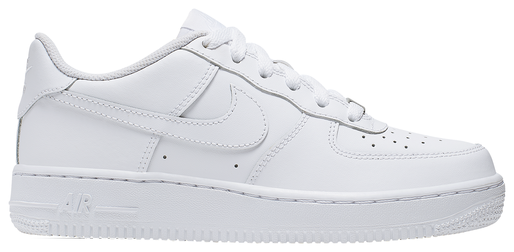Nike Air Force 1 Low 童款 - White/White - Image 1