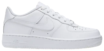 Nike Air Force 1 Low 童款 - White/White - Image 1