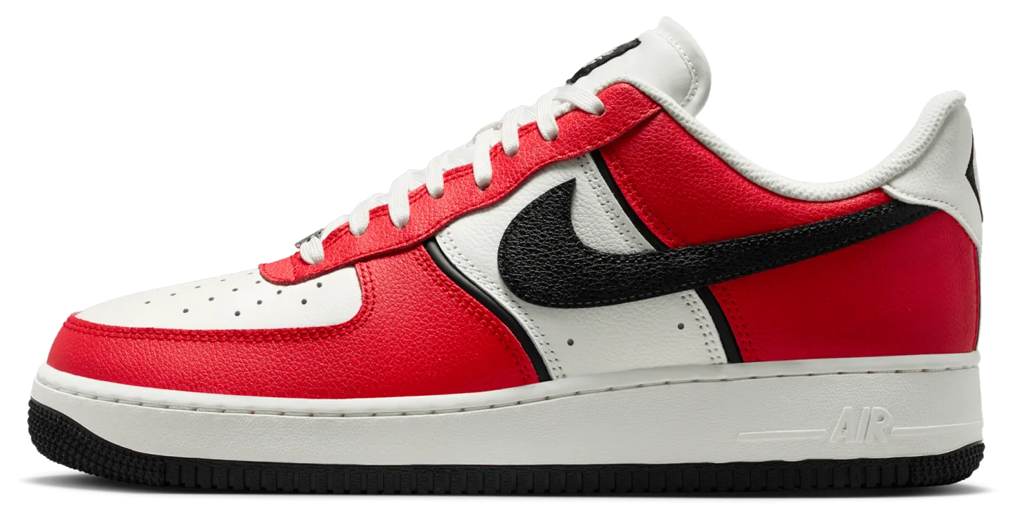Nike Air Force 1 '07 LV8 - Red/Black/Silver - Image 2