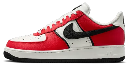 Nike Air Force 1 '07 LV8 - Red/Black/Silver - Image 2
