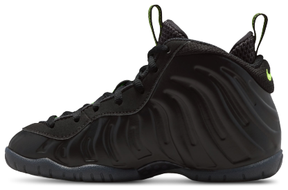 Nike Little Posite Pro 童款 - Voltage Yellow/Black - Image 2