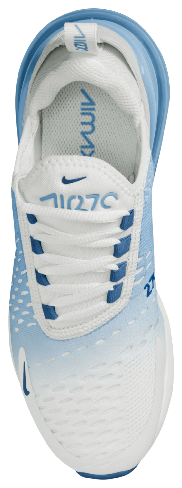 Nike Air Max 270 童款 - Off White/Court Blue/Dutch Blue - Image 3