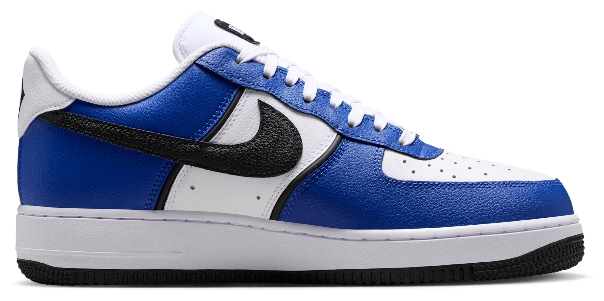 Nike Air Force 1 '07 LV8 - White/Black/Old Royal - Image 1