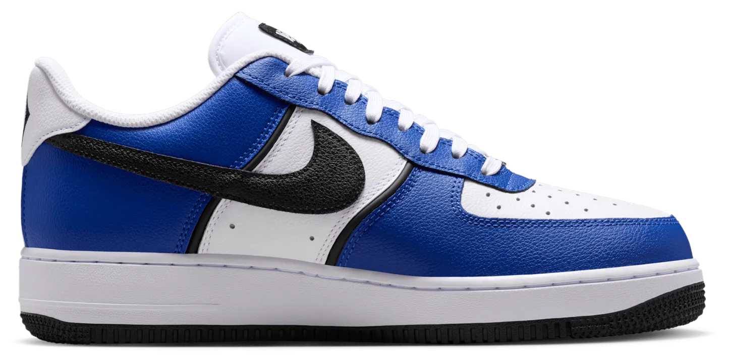 Nike Air Force 1 '07 LV8 - White/Black/Old Royal - Image 1