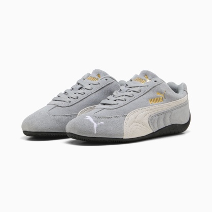 Speedcat OG Big Kids' Sneakers - Cool Mid Gray-PUMA White - 2