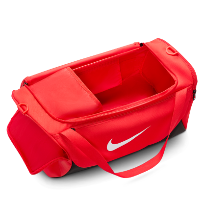 Nike Brasilia Small Duffel - University Red/Black/White - Image 5