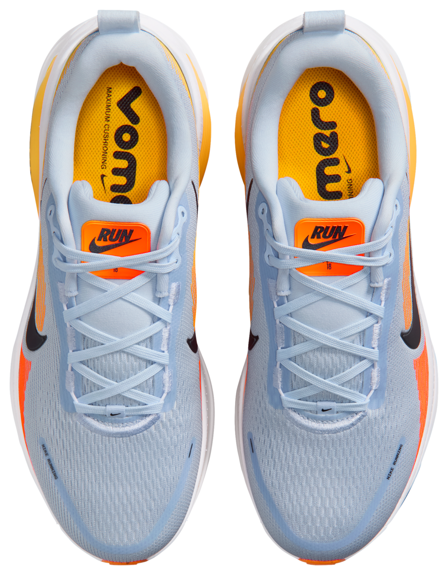 Nike Vomero 18 - Blue/Black/Orange - Image 4