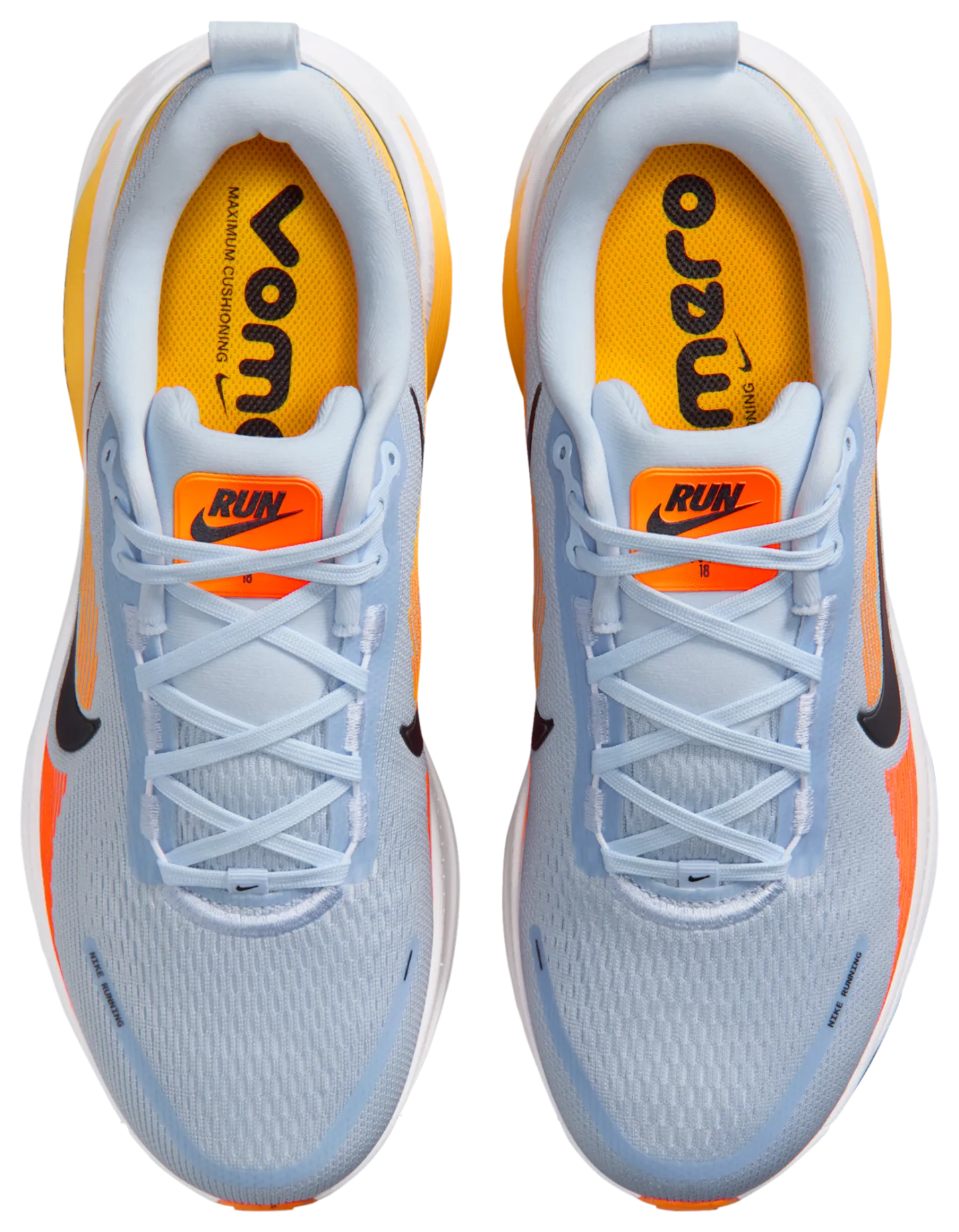 Nike Vomero 18 - Blue/Black/Orange - Image 4