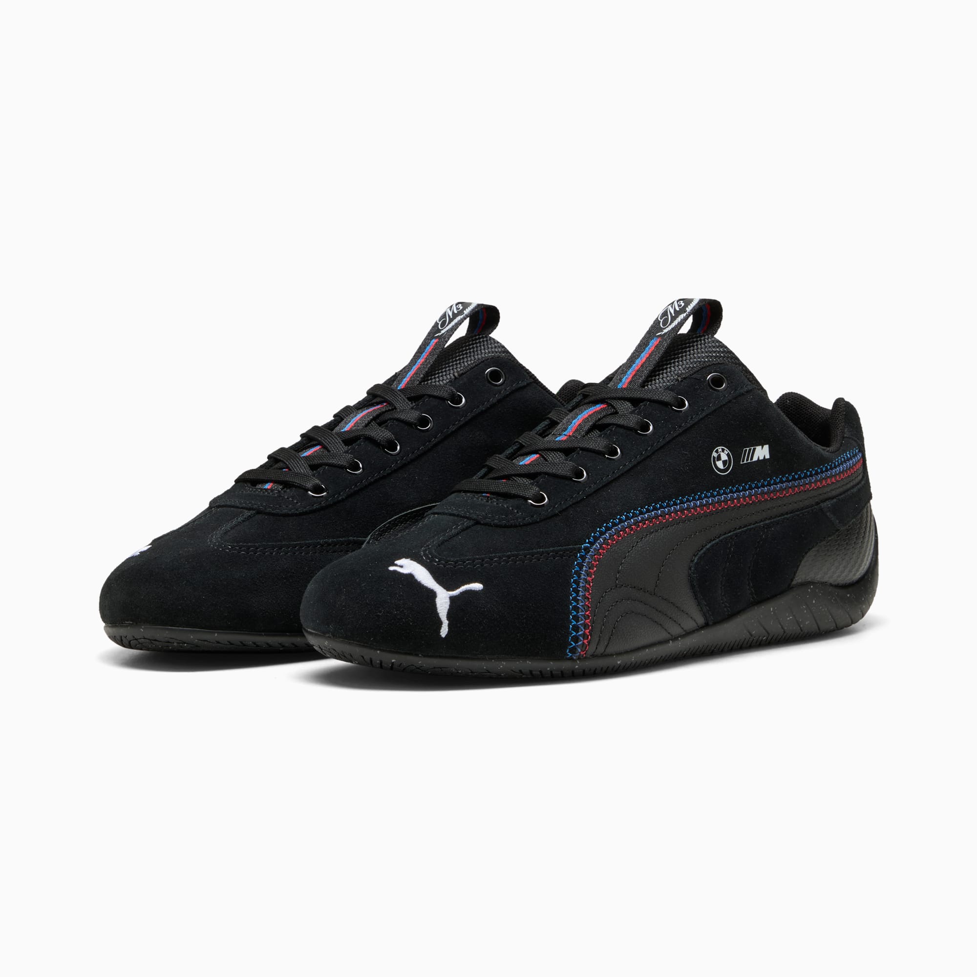 BMW M Speedcat M3 40 Years Men's Sneakers - PUMA Black-PUMA Black - 4