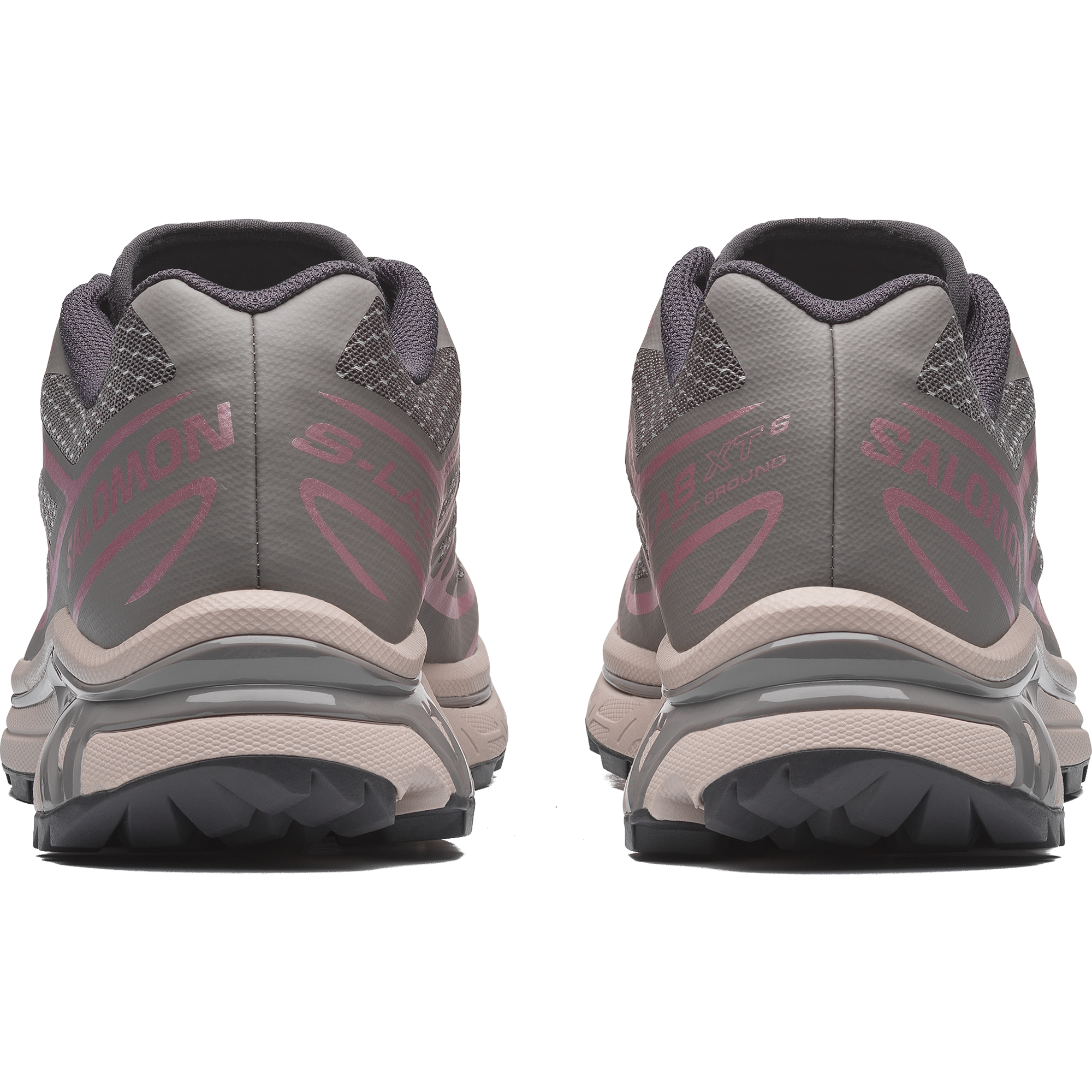 Salomon XT-6 STEEL STREETS - Cloudburst / Dawn Pink / Nine Iron - View 4