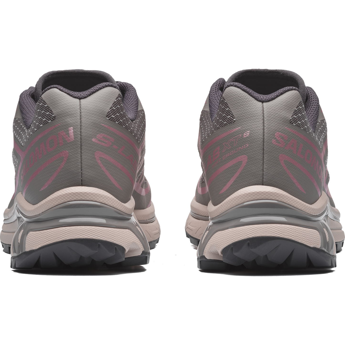 Salomon XT-6 STEEL STREETS - Cloudburst / Dawn Pink / Nine Iron - View 4