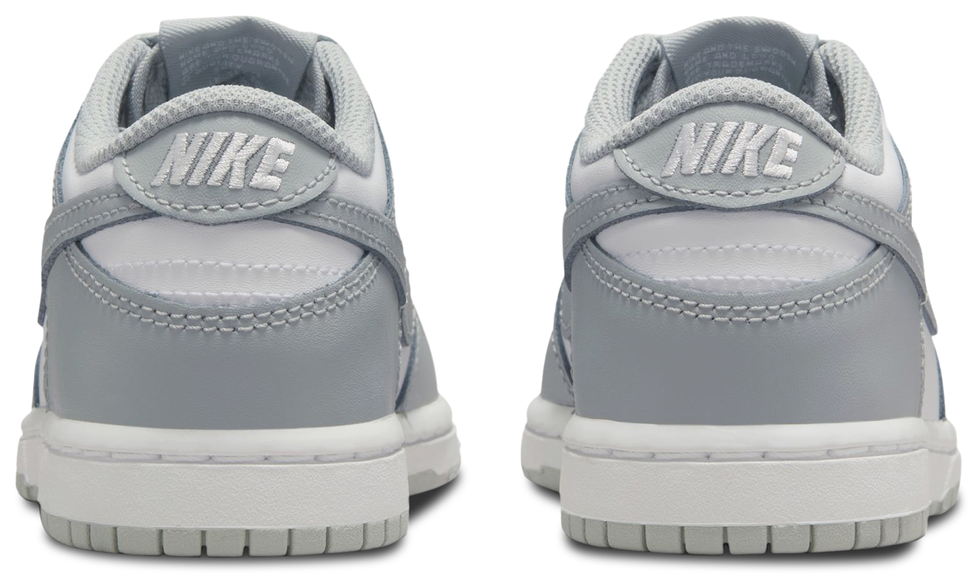 Nike Dunk Low 童款 - Light Smoke Grey/White/White - Image 3