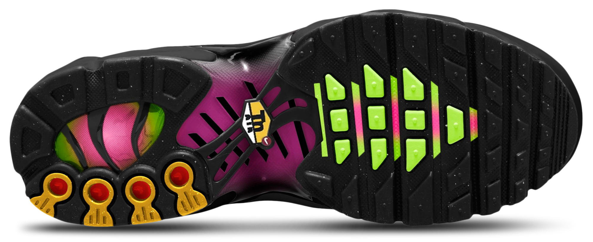 Nike Air Max Plus 童款 - Black/Black/Hyper Pink - Image 4