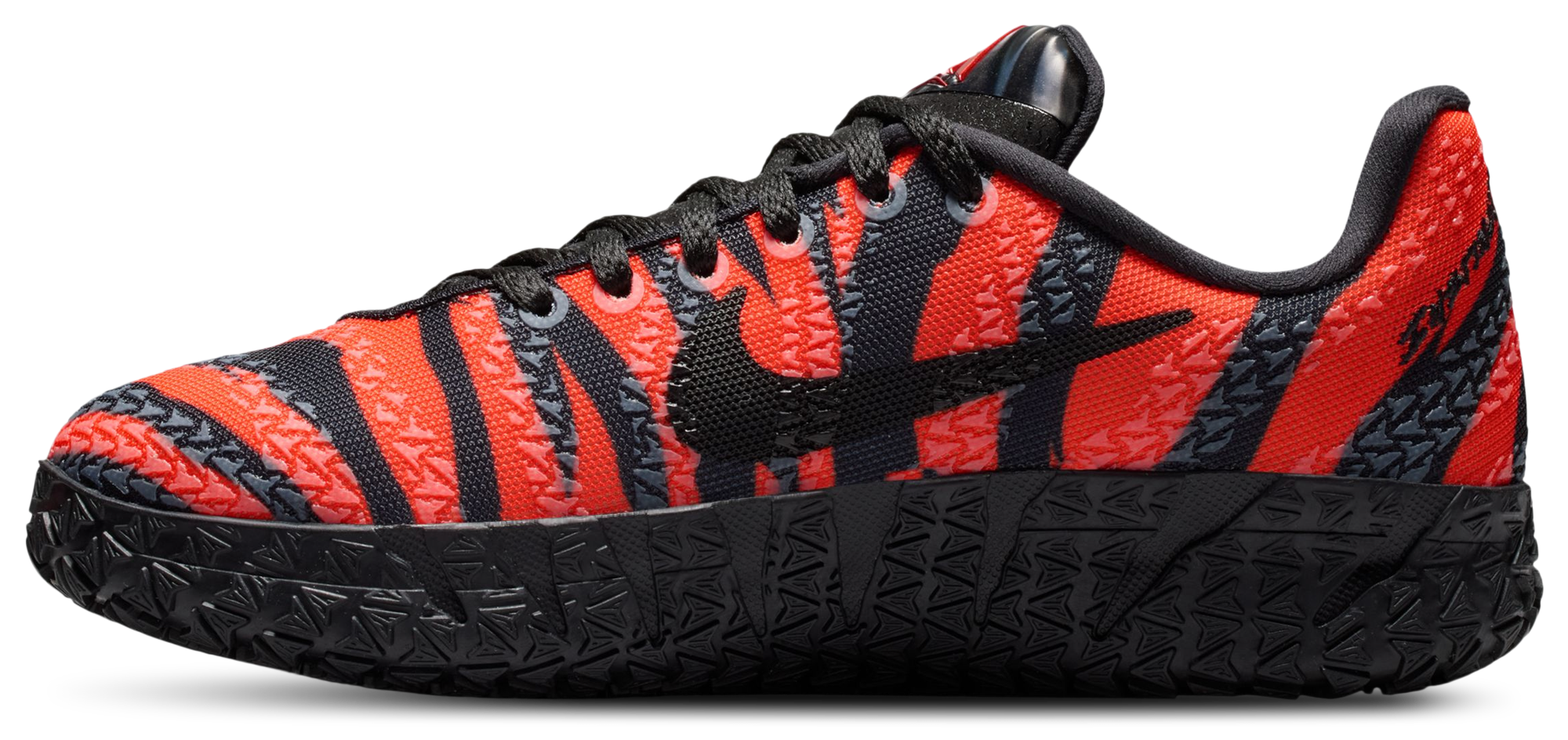 Nike JA 3 Animal Pack Per 童款 - Univ Red/Safety Orange/Black - Image 2