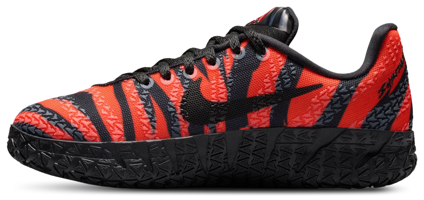 Nike JA 3 Animal Pack Per 童款 - Univ Red/Safety Orange/Black - Image 2