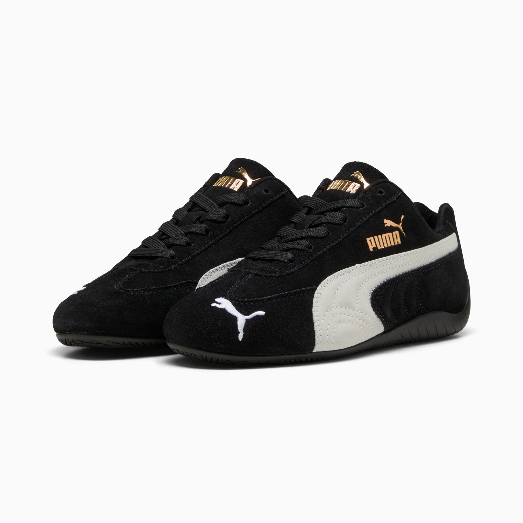 Speedcat OG Big Kids' Sneakers - PUMA Black-PUMA White - 4