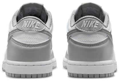 Nike Dunk Low N 童款 - White/Smoke Grey - Image 3