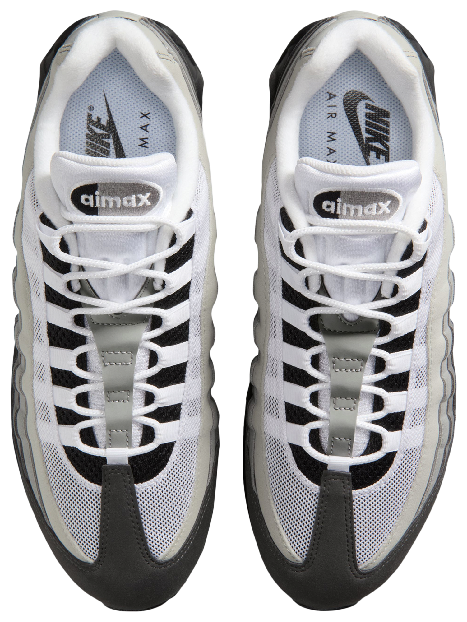 Nike Air Max 95 - Black/White/Med Ash Gray - Image 4