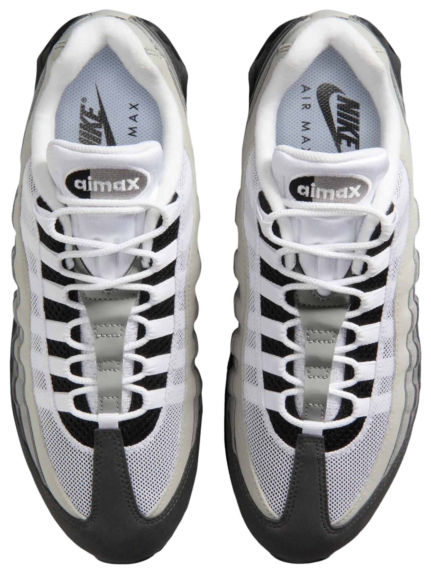 Nike Air Max 95 - Black/White/Med Ash Gray - Image 4