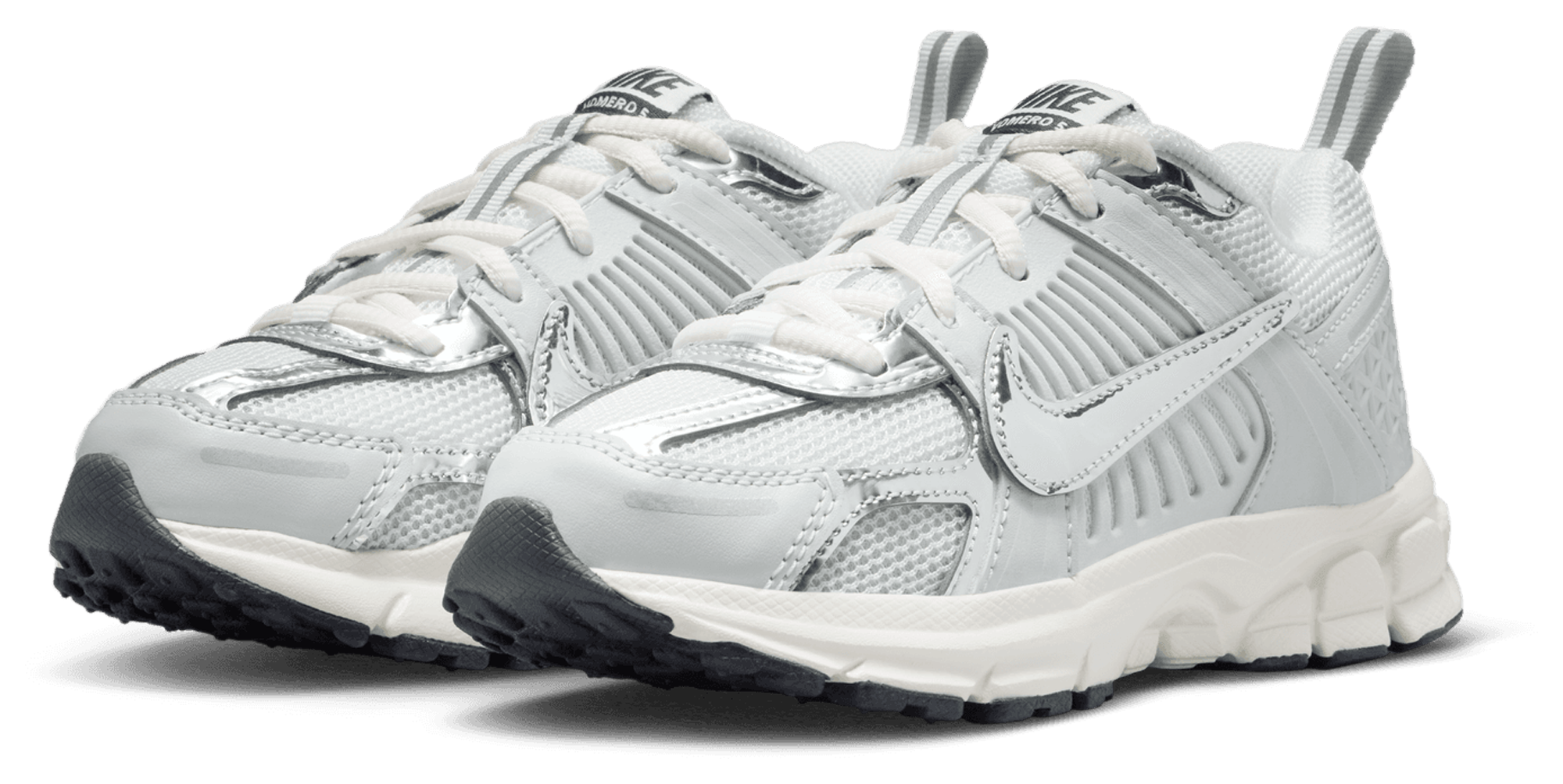 Nike Vomero 5 Lace 童款 - Gray/Silver/Black - Image 6