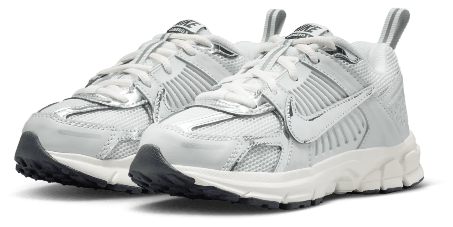 Nike Vomero 5 Lace 童款 - Gray/Silver/Black - Image 6