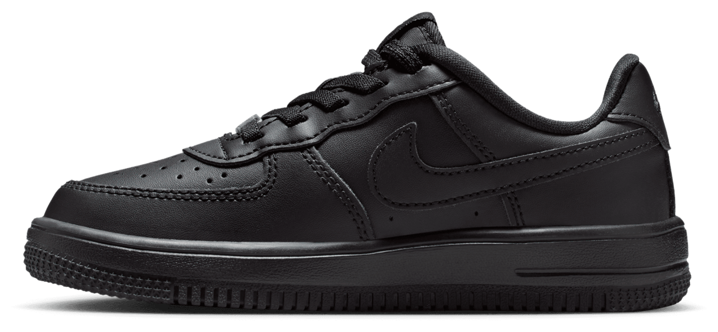 Nike Air Force 1 童款 - Black/Black - Image 2