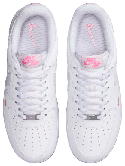 Nike Air Force 1 '07 FL1 - White/White/Lotus Pink - Image 4
