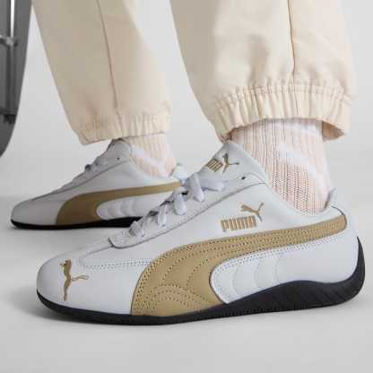 Speedcat Leather Women's Sneakers - PUMA White-Toasted Almond - 2