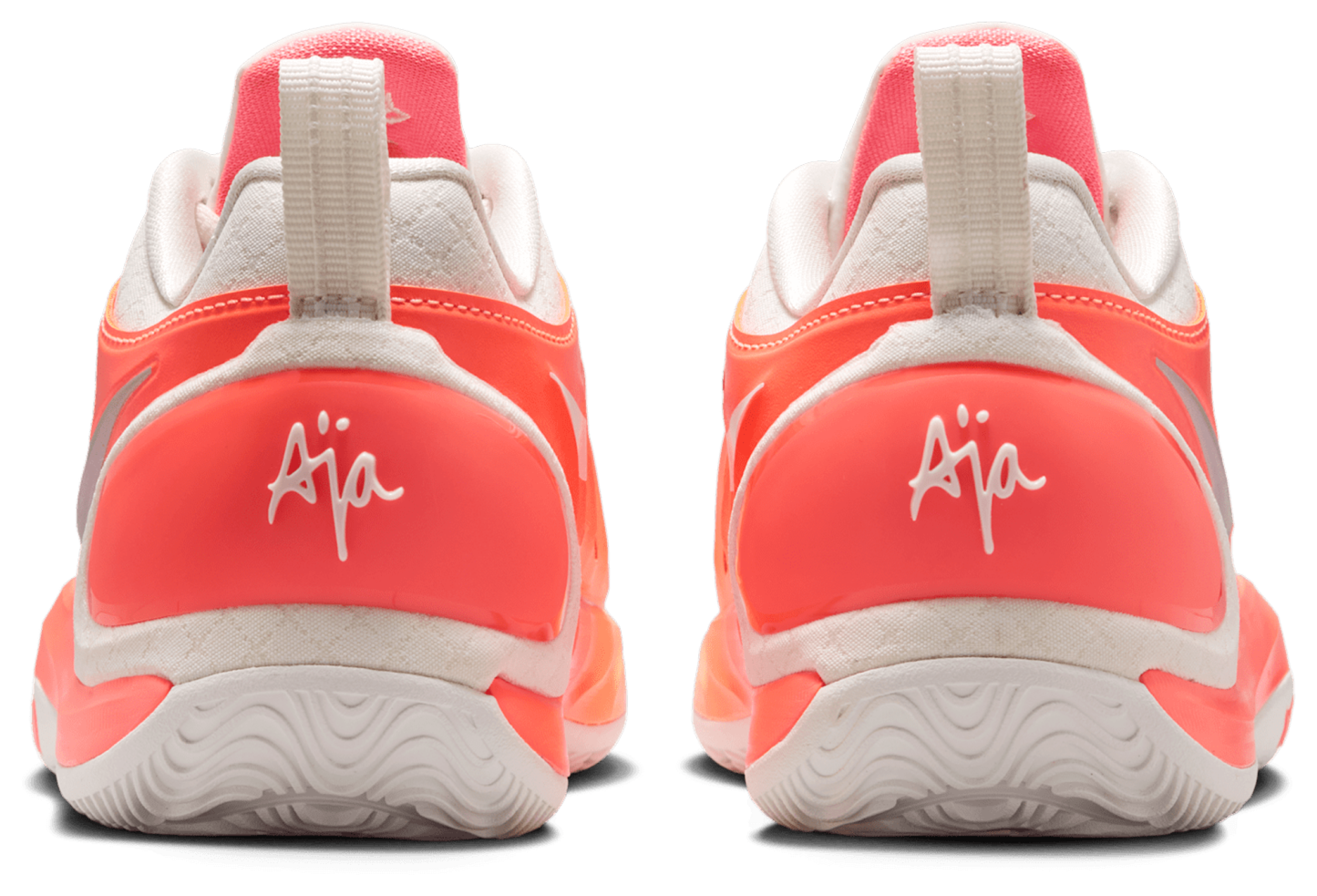 Nike A'Two 童款 - Orange Pulse/Metallic Silver/Sail - Image 3