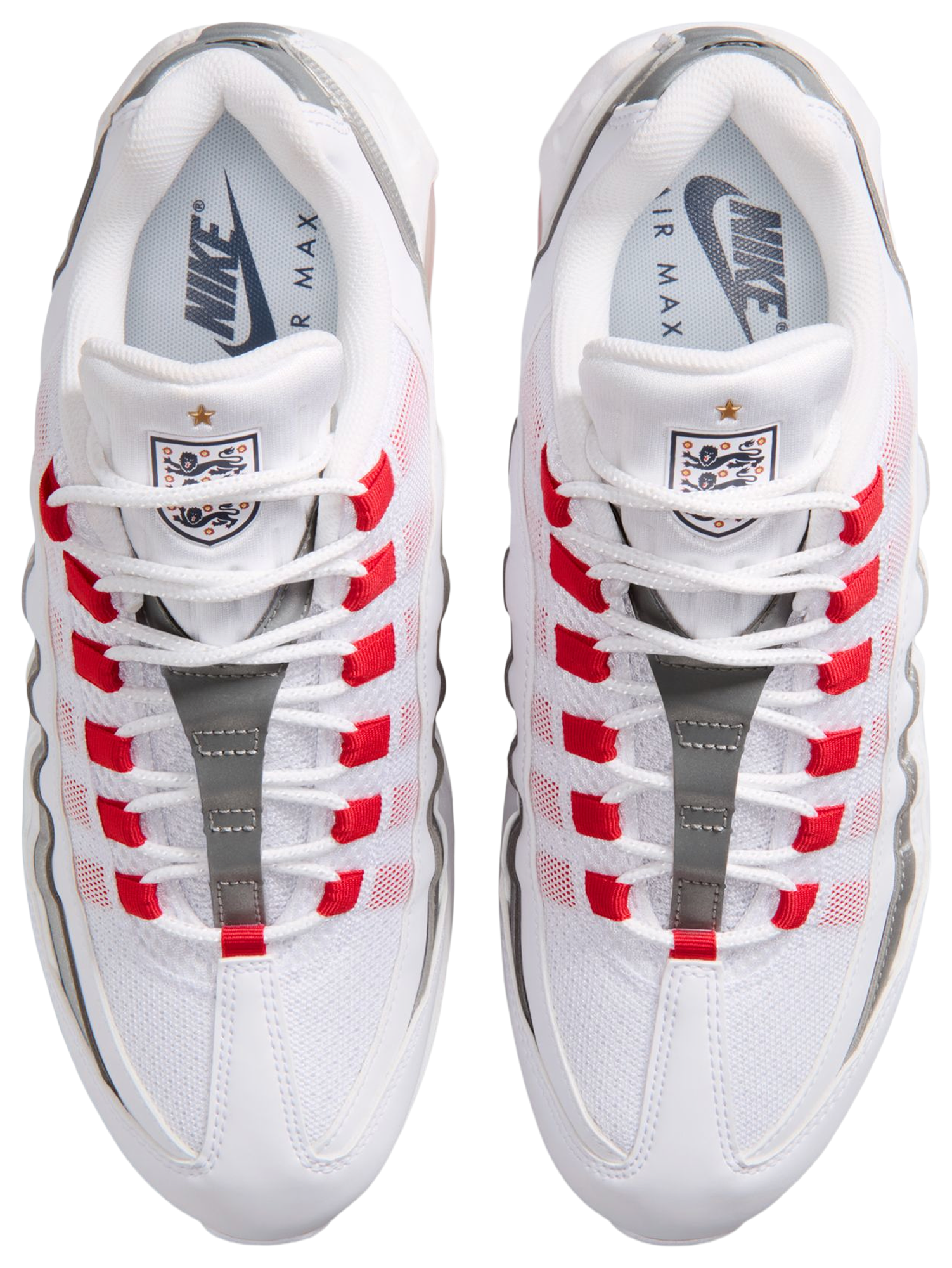 Nike Air Max 95 - Men's - Speed Red/White/Mtlc Silver - Image 4