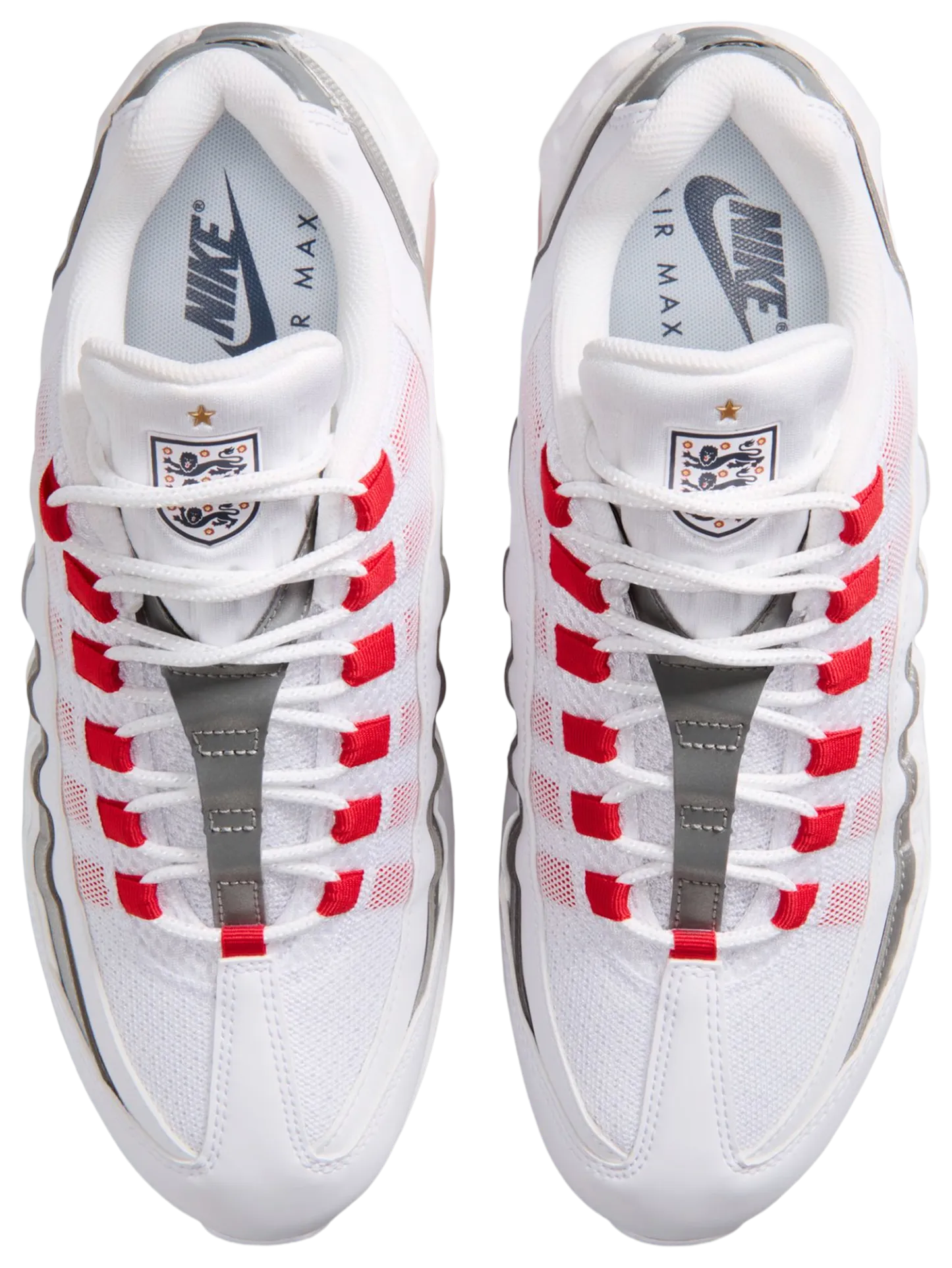 Nike Air Max 95 - Men's - Speed Red/White/Mtlc Silver - Image 4