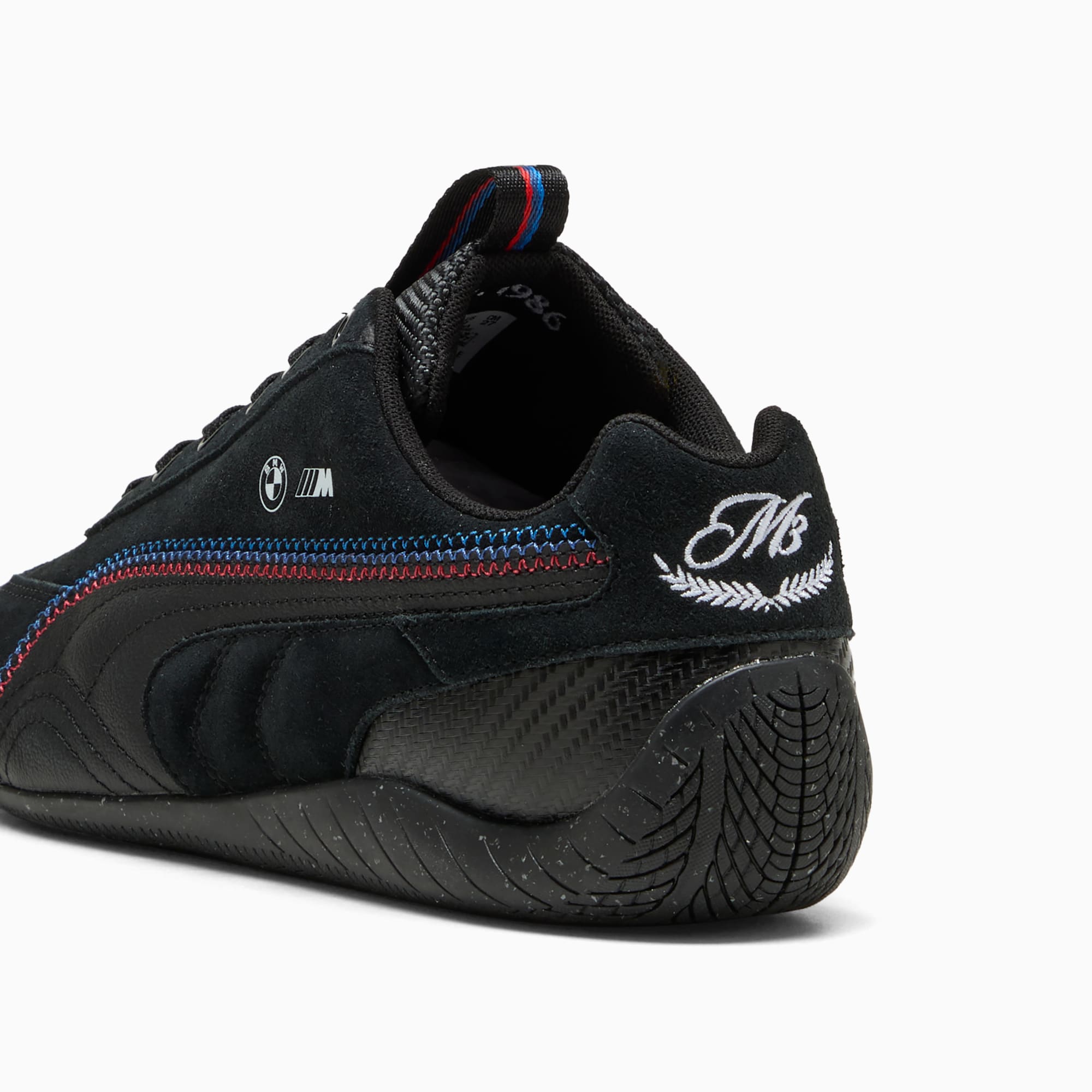BMW M Speedcat M3 40 Years Men's Sneakers - PUMA Black-PUMA Black - 5
