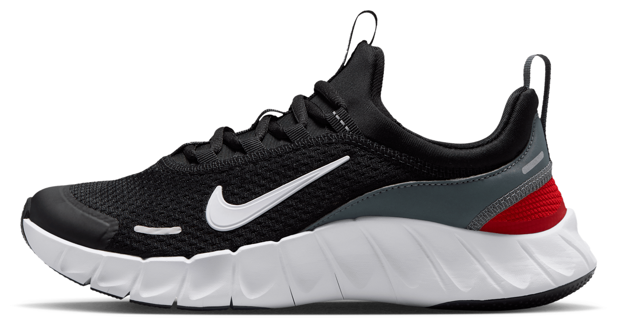Nike Free Ride 童款 - Black/White/Cool Grey - Image 2