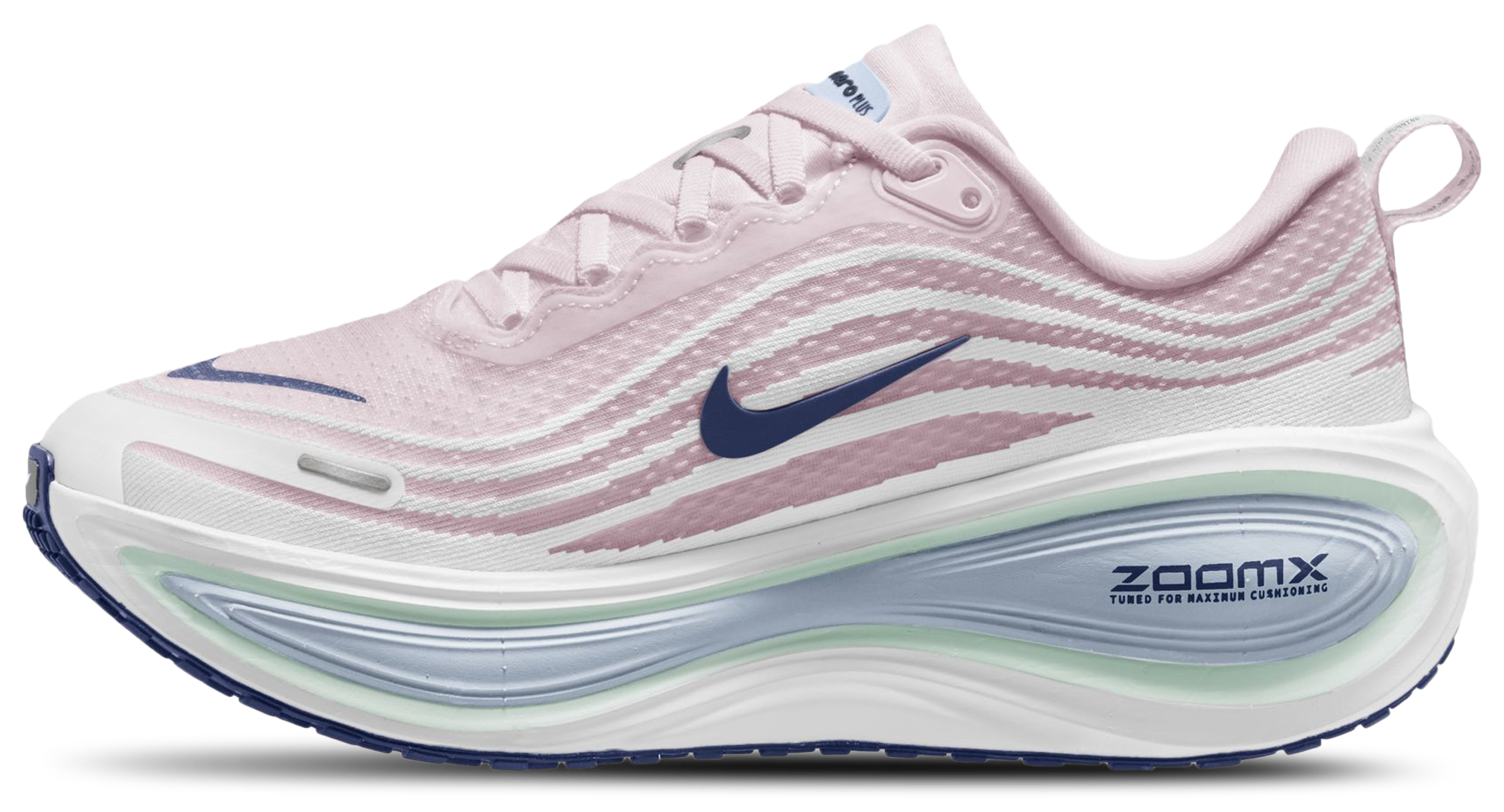 Nike Vomero Plus - White/Midnight Navy/Pearl Pink - Image 2