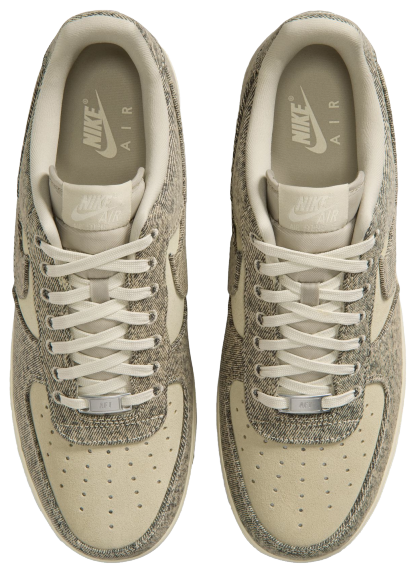 Nike Air Force 1 Low LE - Tan/Silver/Tan - Image 4