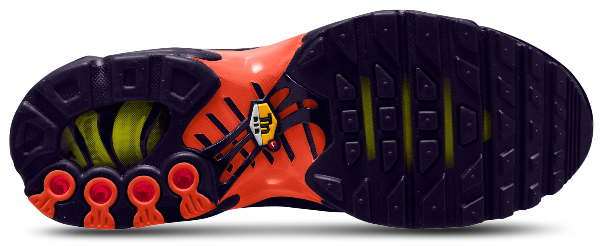 Nike Air Max Plus 童款 - Yellow/Black - Image 4