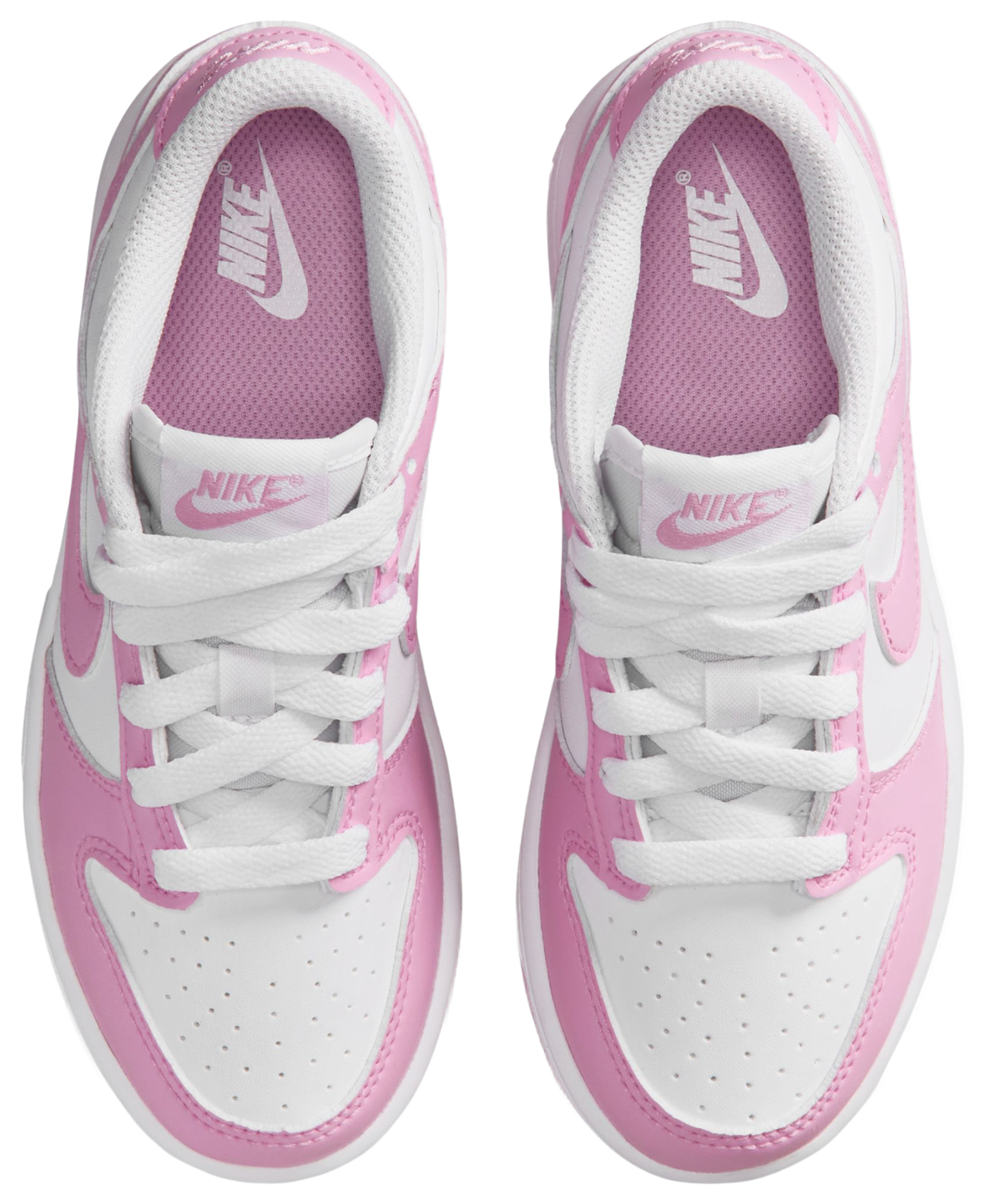Nike Dunk Low N 童款 - Pink Rise/White - Image 4