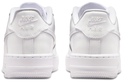 Nike Air Force 1 Low 童款 - White/White - Image 3