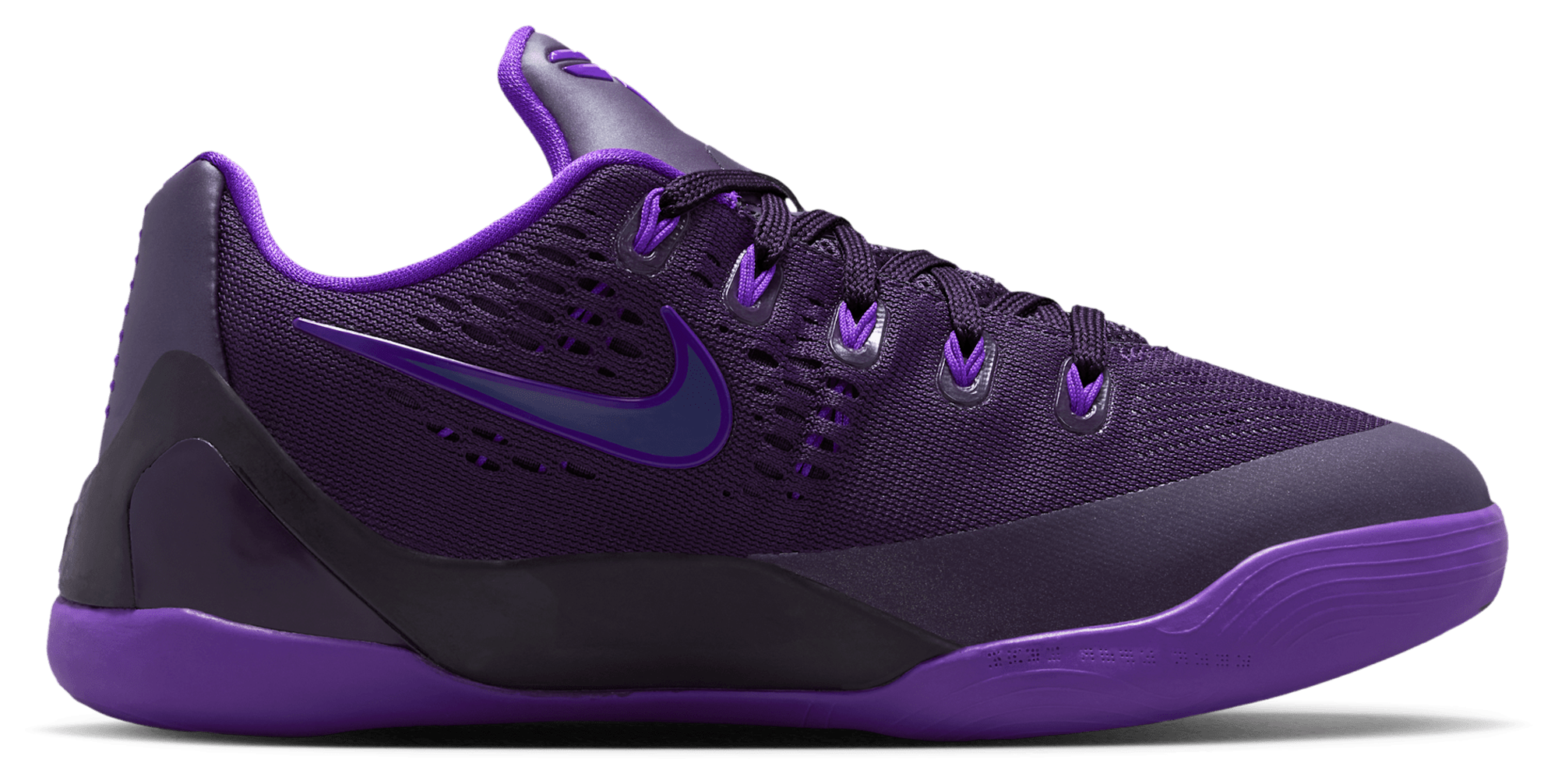 Nike Kobe IX Low EM 童款 - Sanded Purple/Purple Dynasty/Fierce Purple - Image 1