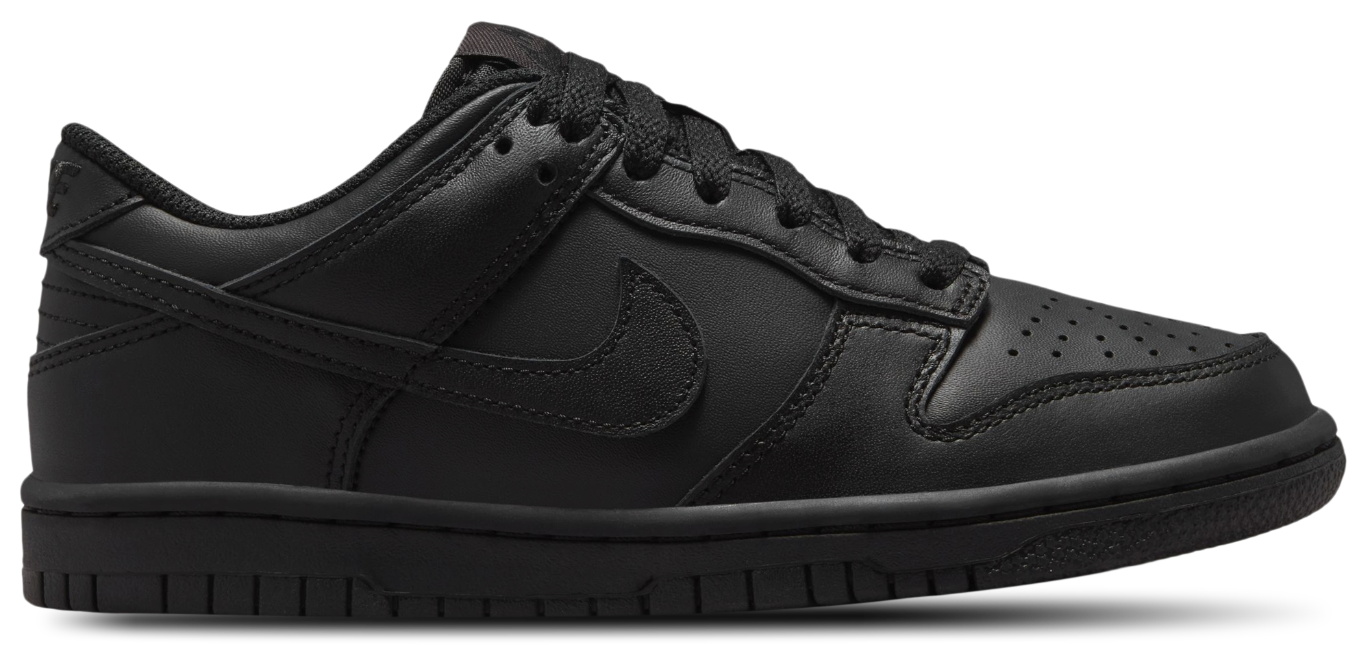 Nike Dunk Low - Kids - Black/Black - Image 1