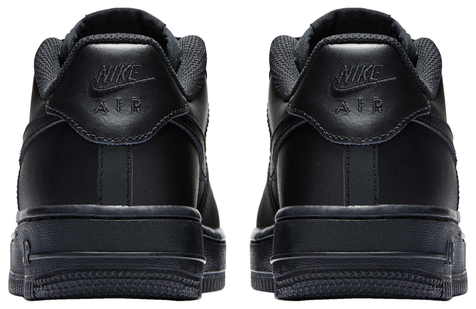 Nike Air Force 1 Low 童款 - Black/Black - Image 3