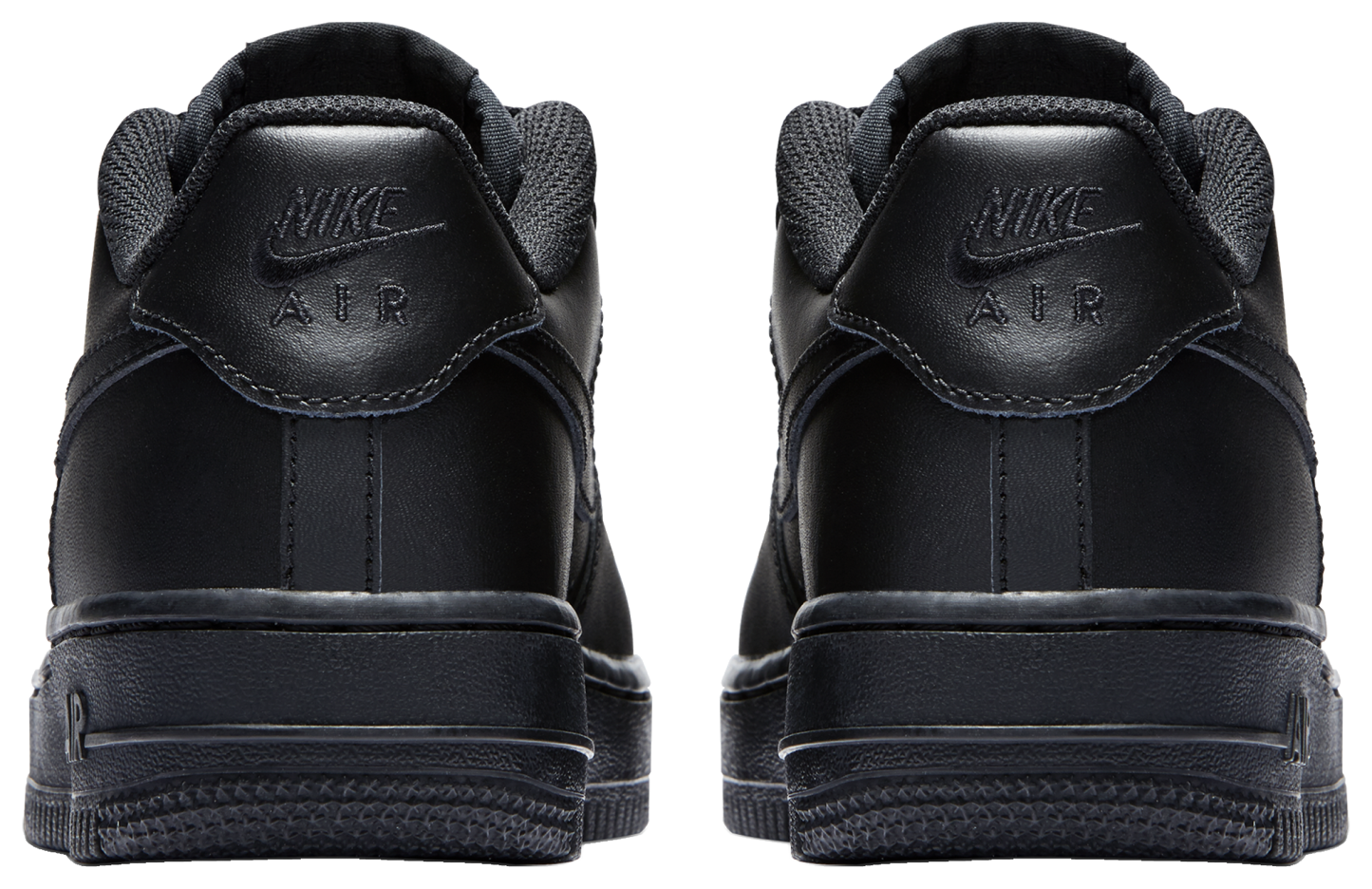 Nike Air Force 1 Low 童款 - Black/Black - Image 3